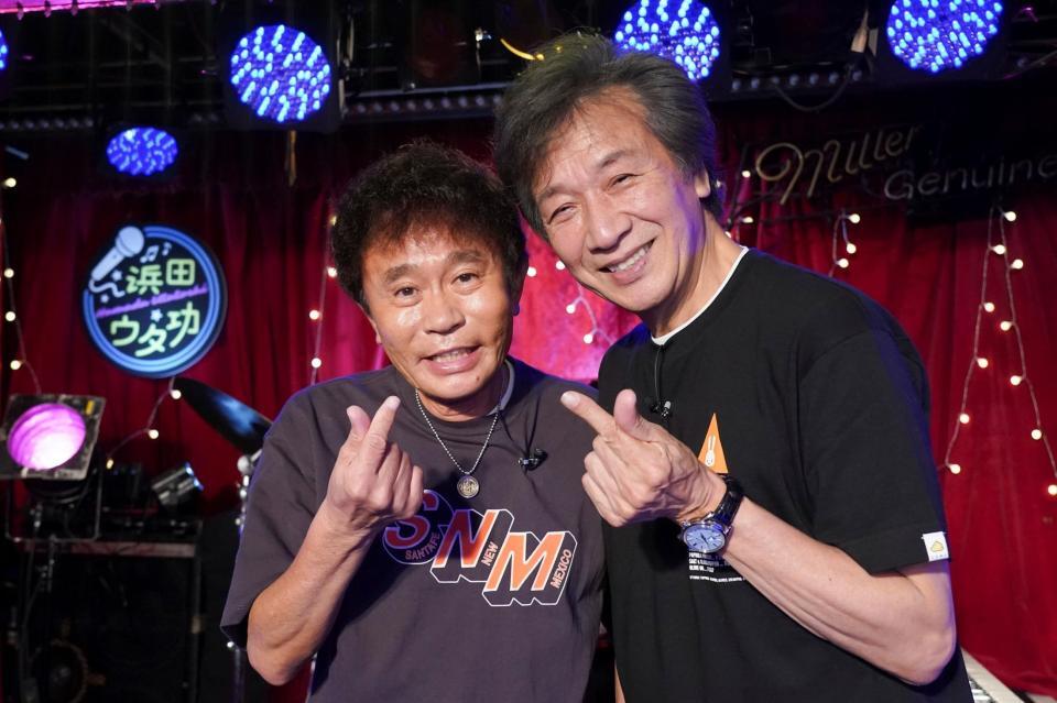 共演した浜田雅功（左）と前川清