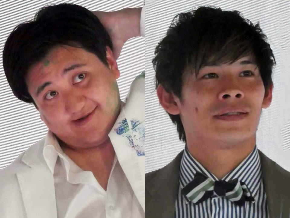 カカロニ・栗谷（左）、すがや