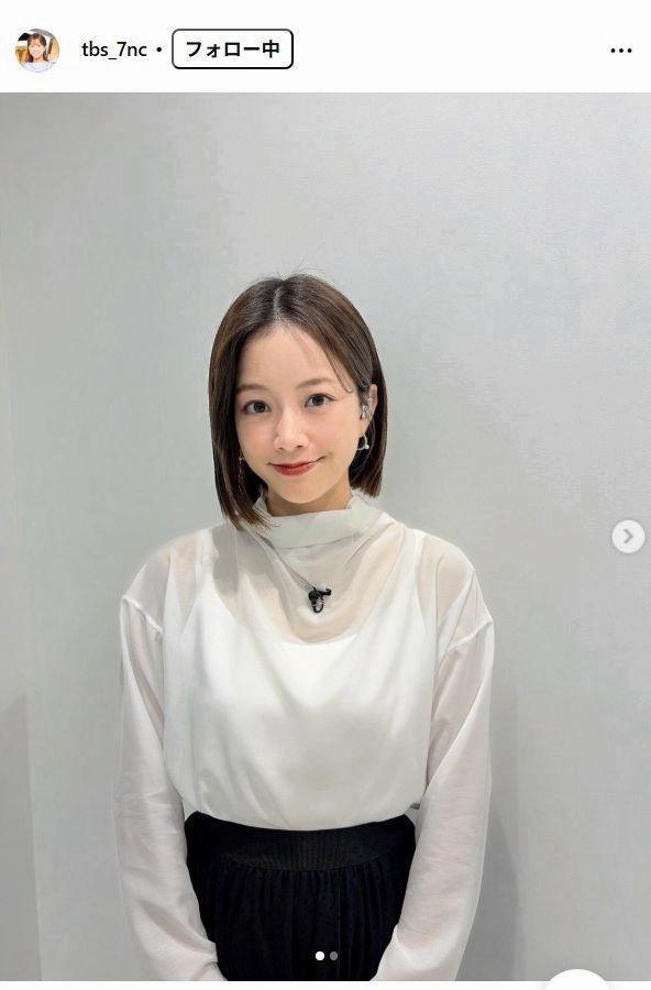 ＴＢＳ「情報７ｄａｙｓニュースキャスター」インスタグラム＠ｔｂｓ＿７ｎｃ 