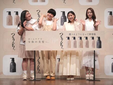 イベントに出席した（左から）よしこ、まひる、西野未姫、みりちゃむ