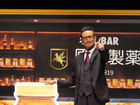 新ＣＭ発表会に出席した松岡昌宏