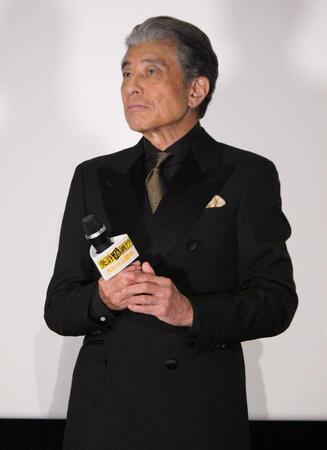 映画「免許返納！？」大ヒット御礼舞台あいさつに登壇した舘ひろし
