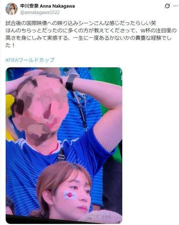 中川安奈のＸ＠ａｎｎａｋａｇａｗａ１０２２より