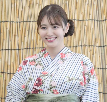 浴衣姿を披露した塚本恋乃葉