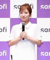 セミナーにゲストとして登場した辻希美（撮影・伊藤笙子）