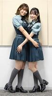 フリーライブへの意気込みを語ったＲａｉｎ　Ｔｒｅｅの新野楓果（左）と鈴野みお