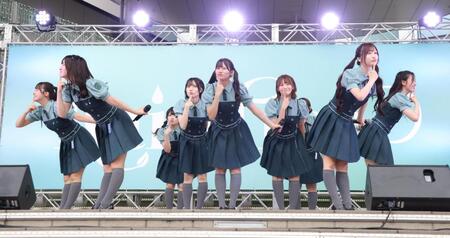 「キス♡リハ中」を初披露するＲａｉｎ　Ｔｒｅｅ＝ダイバーシティ東京（撮影・吉澤敬太）