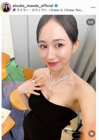 前田敦子のインスタグラム＠ａｔｓｕｋｏ＿ｍａｅｄａ＿ｏｆｆｉｃｉａｌ（７月４日付）より