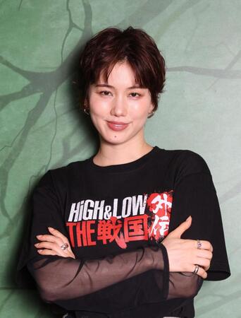 「ＨｉＧＨ＆ＬＯＷ　ＴＨＥ　戦国　外伝」に出演する彩風咲奈（撮影・佐々木彰尚）