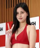 会見で「売れたい！」とアピールした絢瀬桜妃（撮影・伊藤笙子）
