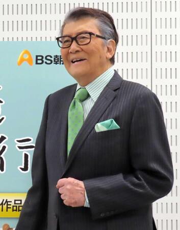 時代劇ドラマの取材会に出席した里見浩太朗