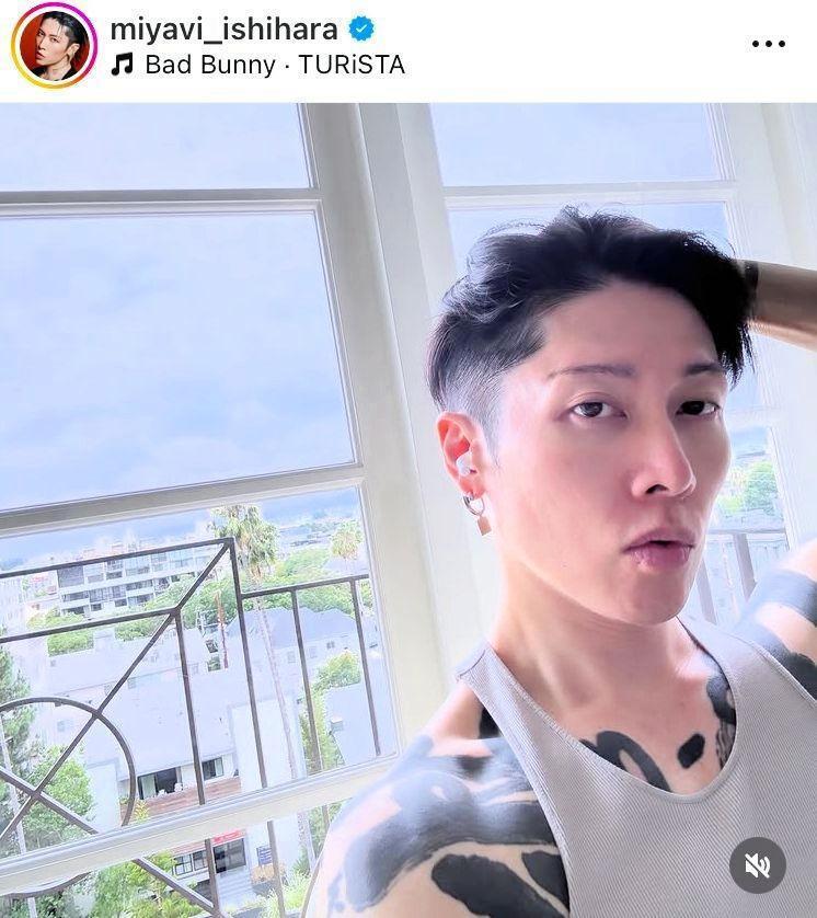 ＭＩＹＡＶＩのインスタグラム＠ｍｉｙａｖｉ＿ｉｓｈｉｈａｒａ（７月６日付）より 