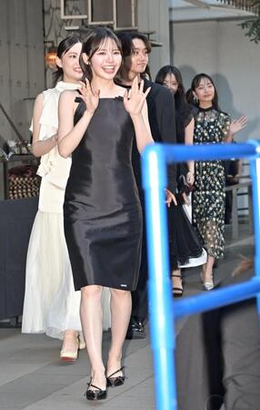 イベントに登場したＦＲＵＩＴＳＺＩＰＰＥＲ・鎮西寿々歌（撮影・持木克友）