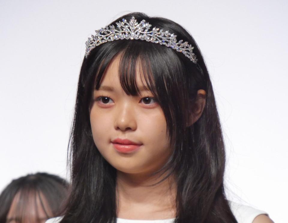 グランプリに輝いた手島柚葉さん