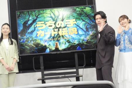 イベントに出席した（左から）松田和佳、野田クリスタル、渋谷凪咲