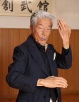 ８０歳現役で活躍するアクション俳優・倉田保昭（撮影・佐々木彰尚）