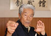 ８０歳現役で活躍するアクション俳優・倉田保昭（撮影・佐々木彰尚）