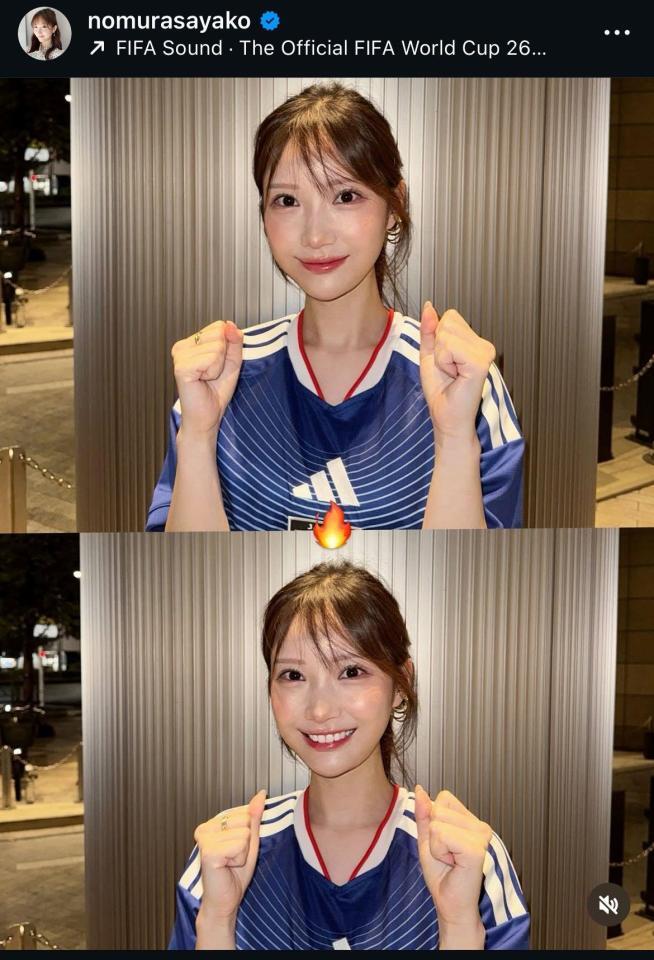 野村彩也子アナのインスタグラム＠ｎｏｍｕｒａｓａｙａｋｏから