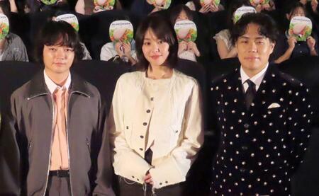 （左から）染谷将太、唐田えりか、高比良くるま