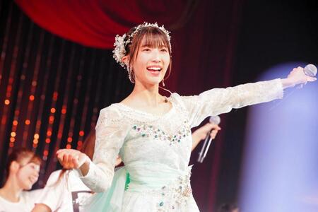卒業コンサートを行ったＮＭＢ４８の安部若菜（Ｃ）ＮＭＢ４８