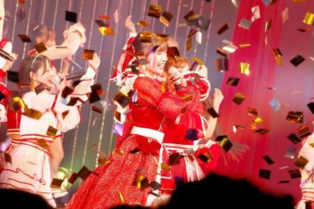 卒業コンサートを行ったＮＭＢ４８の安部若菜（Ｃ）ＮＭＢ４８