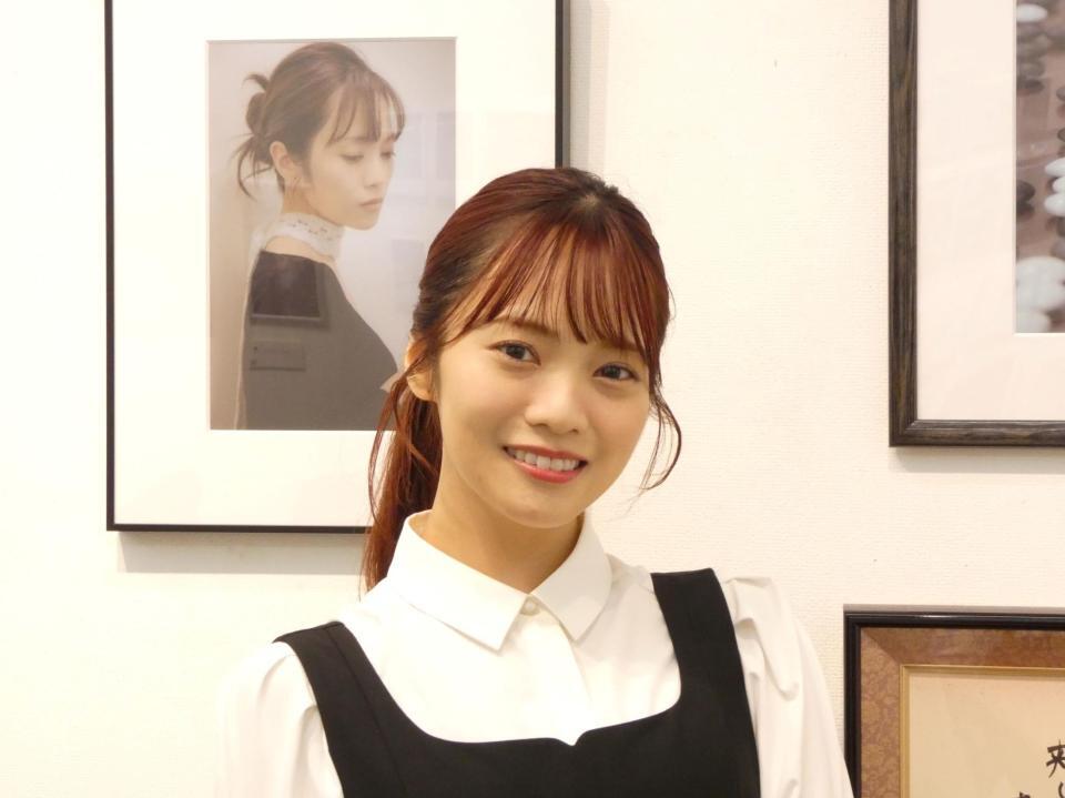 取材会を行った宮田愛萌