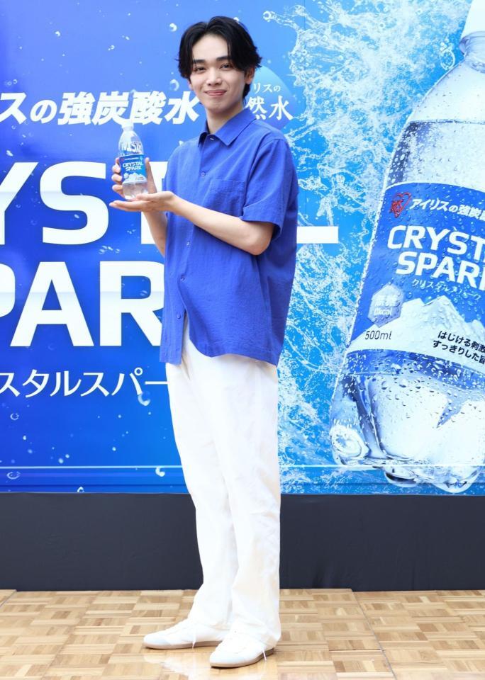 アイリスオーヤマ「クリスタルスパーク」ＰＲイベントに登壇した宮世琉弥