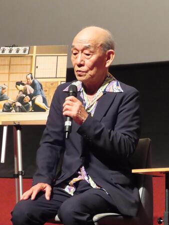 イベントに出席した笹野高史