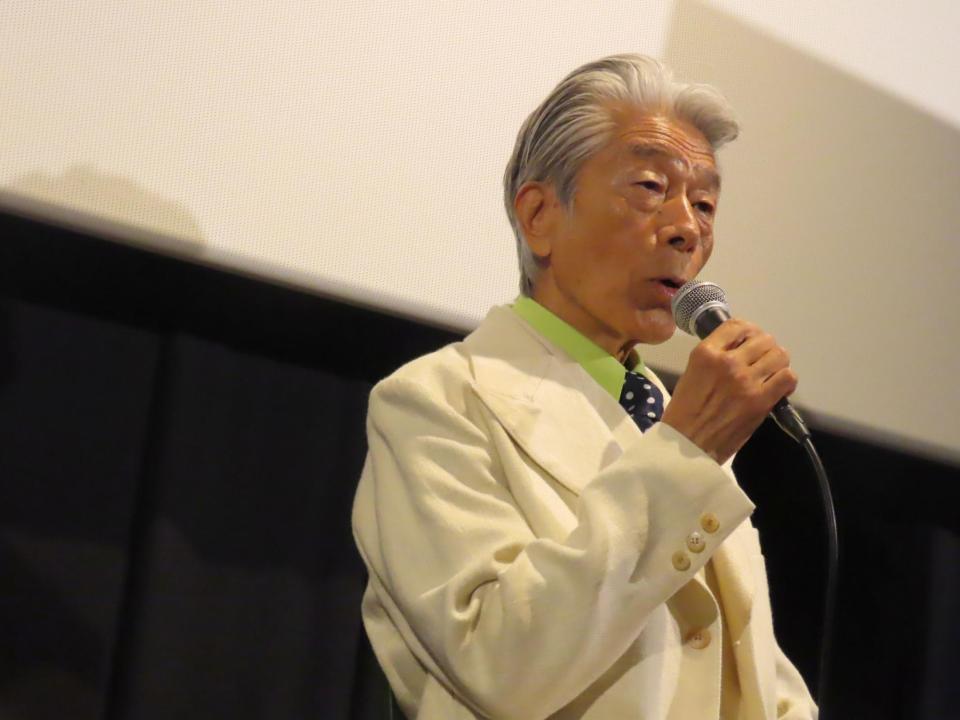 映画「夢物語　Ｔｈｅ　Ｌｉｖｉｎｇ　Ｄｒａｇｏｎ」公開記念トークショーに出席した倉田保昭