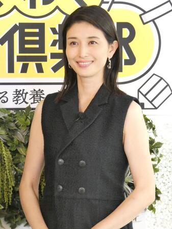 取材会を行った橋本マナミ＝都内