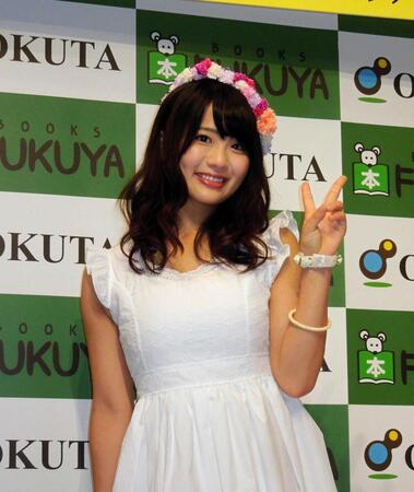 ファーストイメージＤＶＤの発売記念イベントを行った平嶋夏海＝２０１４年