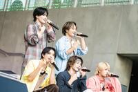リリースイベントを行ったＤＸＴＥＥＮ／Ｐｈｏｔｏ　ｂｙ　Ｓｈｕｎ　Ｆｕｊｉｔａ（ＡＭ）
