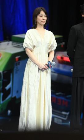 イベントに登場した石田ゆり子＝東京国際フォーラム（撮影・開出牧）