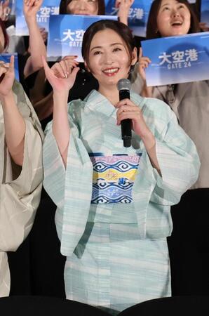 松雪泰子＝東京・ＴＯＨＯシネマズ六本木ヒルズ（撮影・金田祐二）