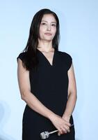 登壇した黒木メイサ＝ユナイテッドシネマ豊洲（撮影・金田祐二）