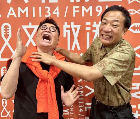 生島ヒロシ（左）と塙宣之
