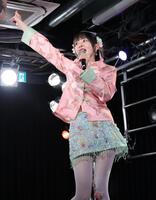 ミニライブを開催した岡田紗佳＝東京・タワーレコード渋谷店（撮影・棚橋慶太）