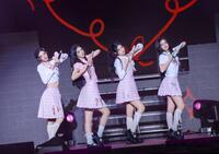 初の日本ツアーを完走したＩＬＬＩＴの（左から）ＭＩＮＪＵ、ＹＵＮＡＨ、ＷＯＮＨＥＥ、ＩＲＯＨＡ／（Ｐ）＆（Ｃ）　ＢＥＬＩＦＴ　ＬＡＢ　Ｉｎｃ．