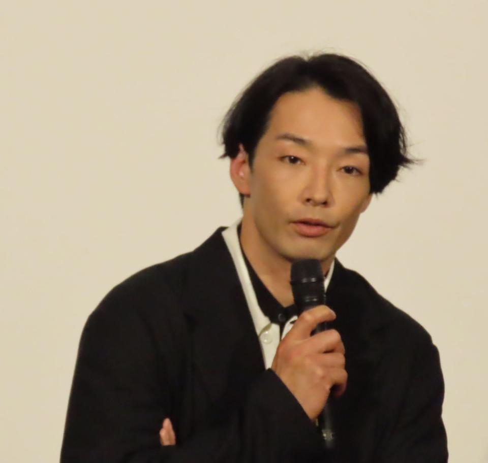 ＮＨＫドラマ「笹まくら」の取材会に出席した森山未來