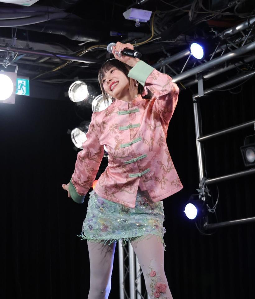 ミニライブを開催した岡田紗佳