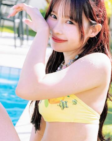 「ＣＡＮＤＹ　ＴＵＮＥ　村川緋杏１ｓｔ写真集　ｔｈｅ　Ｂｉｂｉａｎ」（宝島社）の本人お気に入りカット