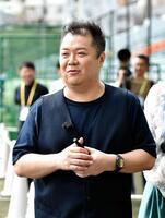 ２０１９年２月、巨人・那覇キャンプで。小杉竜一