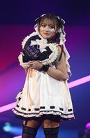ポーズを決める希空＝２９日、Zepp Haneda