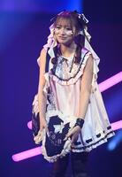 ポーズを決める希空＝２９日、Zepp Haneda
