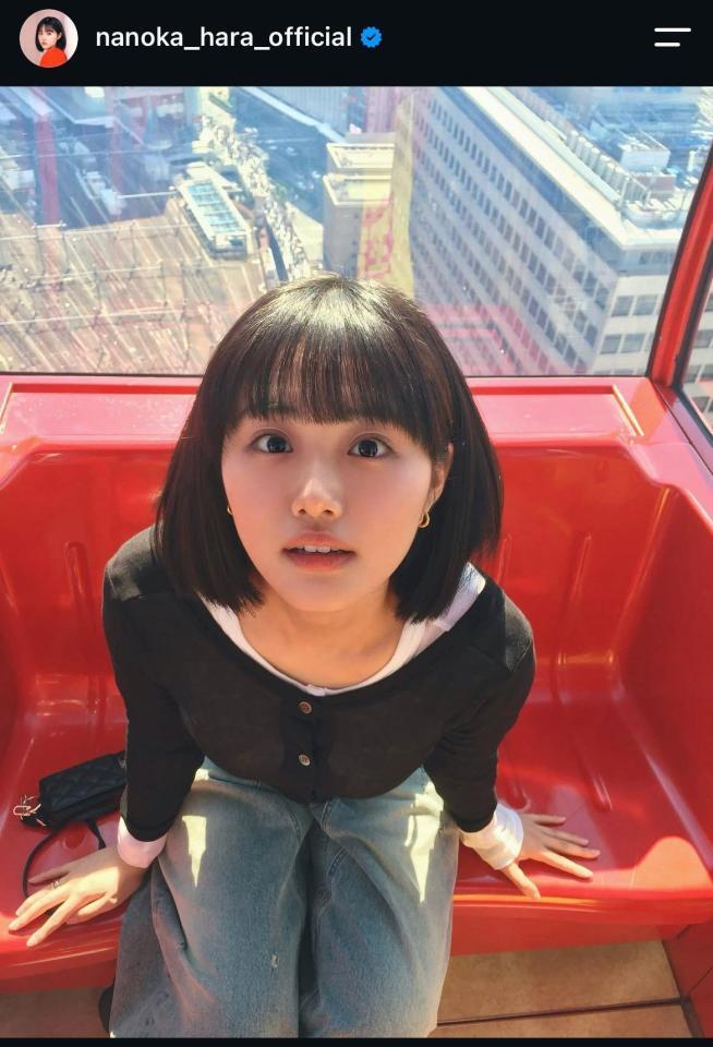 原菜乃華のインスタグラム＠ｎａｎｏｋａ＿ｈａｒａ＿ｏｆｆｉｃｉａｌから