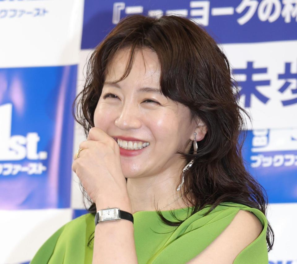 笑顔で話す大橋未歩（撮影・棚橋慶太）