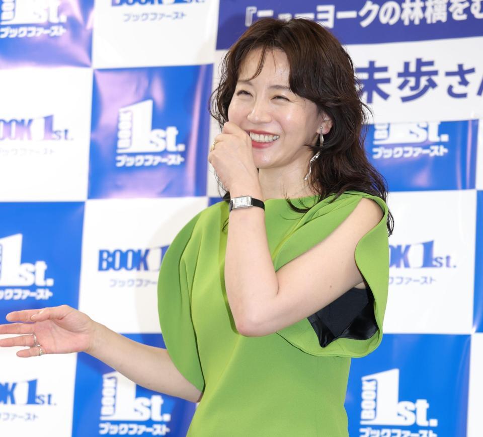 笑顔で話す大橋未歩（撮影・棚橋慶太）