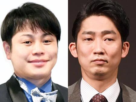ＮＯＮ　ＳＴＹＬＥの井上裕介（左）と石田明