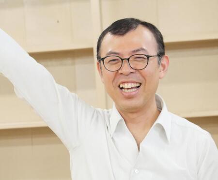 取材会を行ったジョイマン・高木晋哉＝東京・吉本興業東京本社