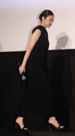 舞台あいさつに登場した今田美桜＝東京・丸の内ピカデリー（撮影・佐々木彰尚）